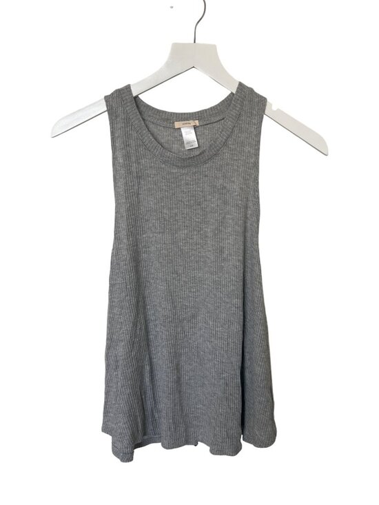 Eberjey Tops - Eberjey Heather Grey Ribbed Flowy Tank Top